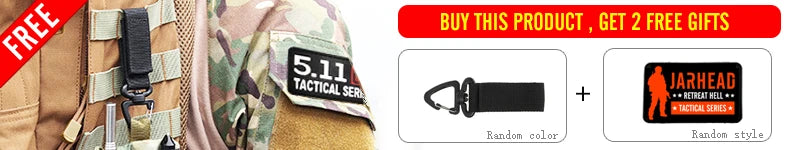 40L Tactical Reflective Backpack – Molle Camouflage Rucksack for Outdoor Hiking, Camping, Hunting & Travel