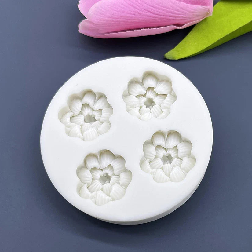 Flower Daisy Silicone Mold — Sugarcraft, Fondant & Cupcake Baking Tool for Cake Decoration