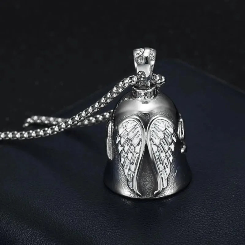 Angel Guardian Riding Bell — Portable Motorcycle & Bicycle Accessory, Perfect Gift for Bikers