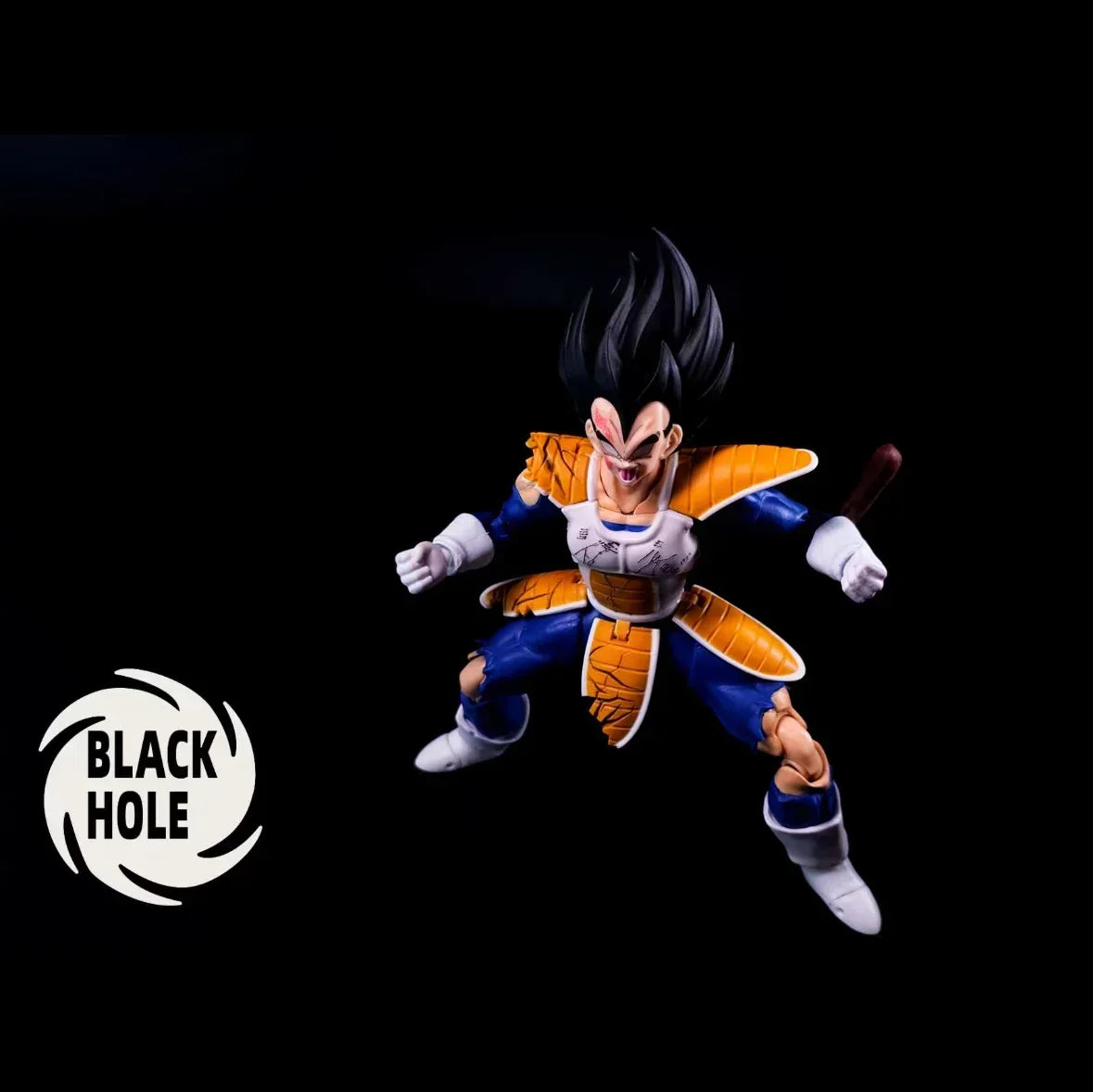 Black Hole Toys Dragon Ball SHF Action Figures — SSJ Super Saiyan Vegeta & Son Goku, Battle Suit & Battle Damage Model Toys