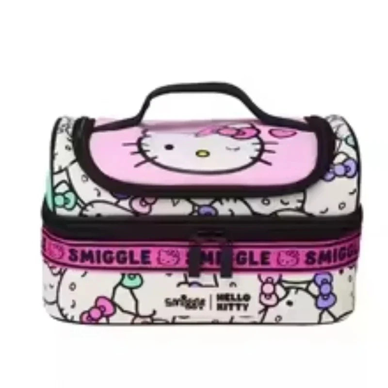 Sanrio Hello Kitty Cartoon School Bag — Cute Anime Backpack for Kids, Student Gift & Halloween Anime Merchandise