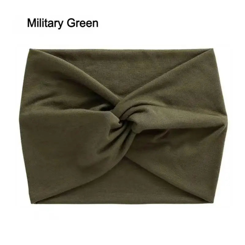 Wide Elastic Headband for Women – Yoga, Pilates, Running & Cycling Sweatband Hairband Turban Makeup Hair Hoop