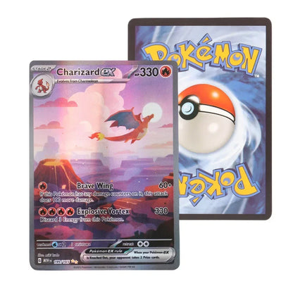 60-100Pcs English Pokemon Cards – Holographic EX, Vstar, Vmax, GX, Charizard, Mewtwo & Evolution Combos