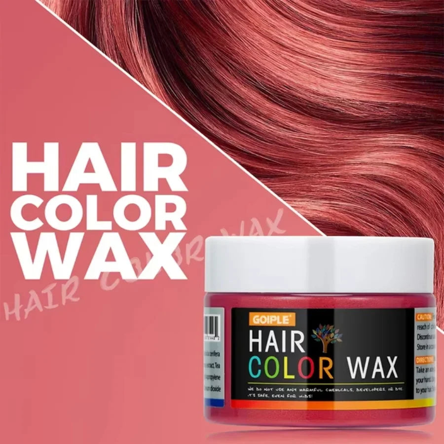 Valentine's Day DIY Hair Color Wax - Temporary Washable Hair, Beard & Eyebrow Coloring Cream
