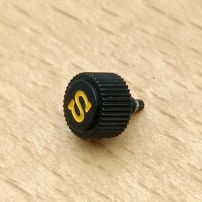 Silver, Gold & Black Watch Crown — Replacement for NH34/NH35/NH36 Movements SKX007