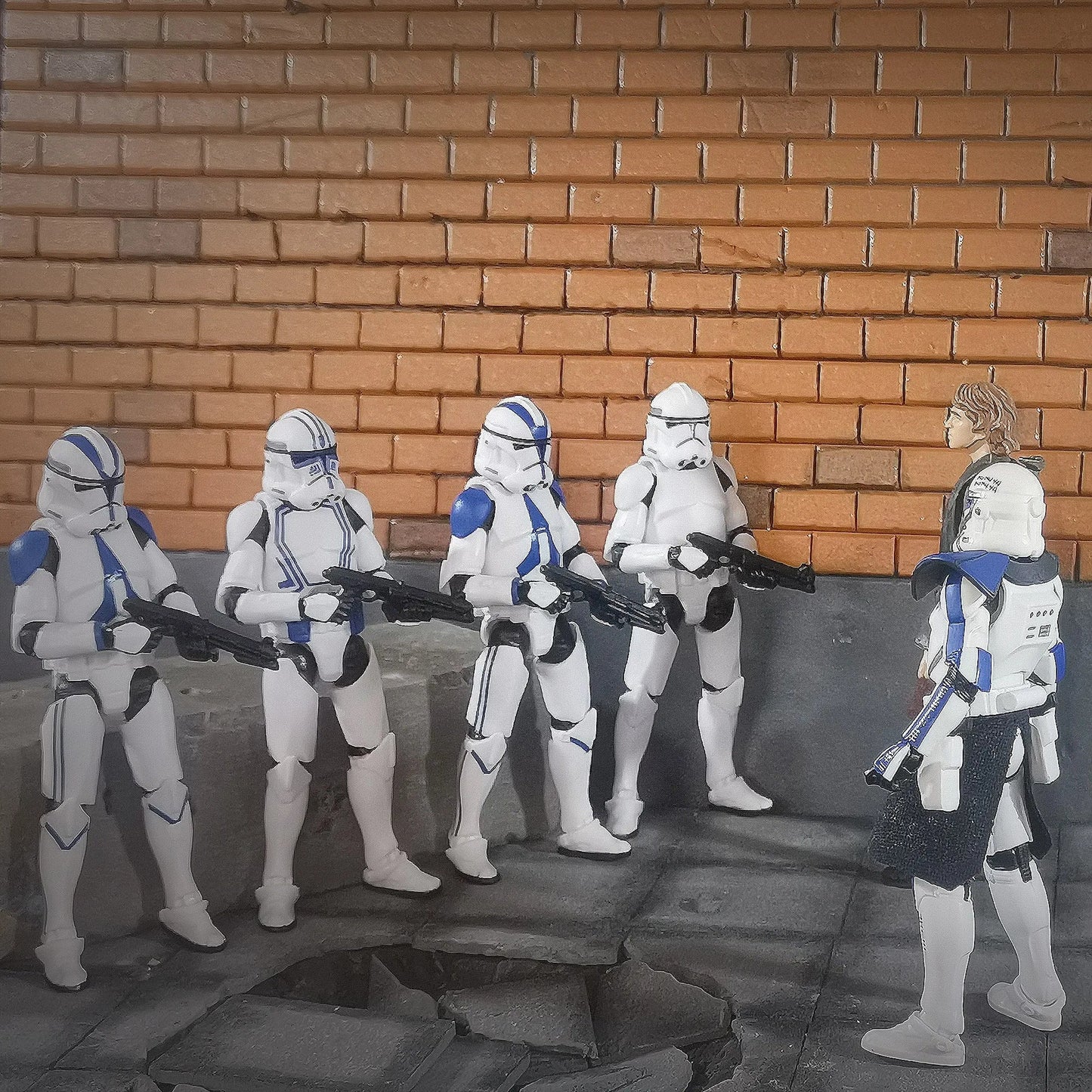 Star Wars 3.75" Clone Trooper Action Figure — 1/18 501st & 187th Legion REX ARF P1/P2 Toy Model