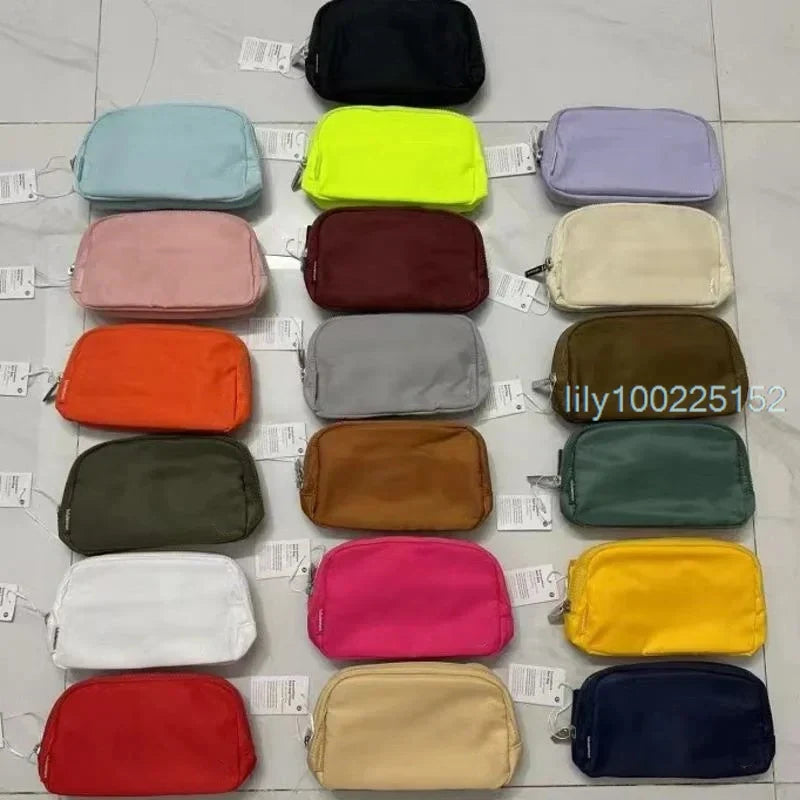 2025 Fashion Yoga Waist Bag – Metal Logo Sports & Mobile Bag for Unisex Fitness, Running & Women’s Gift