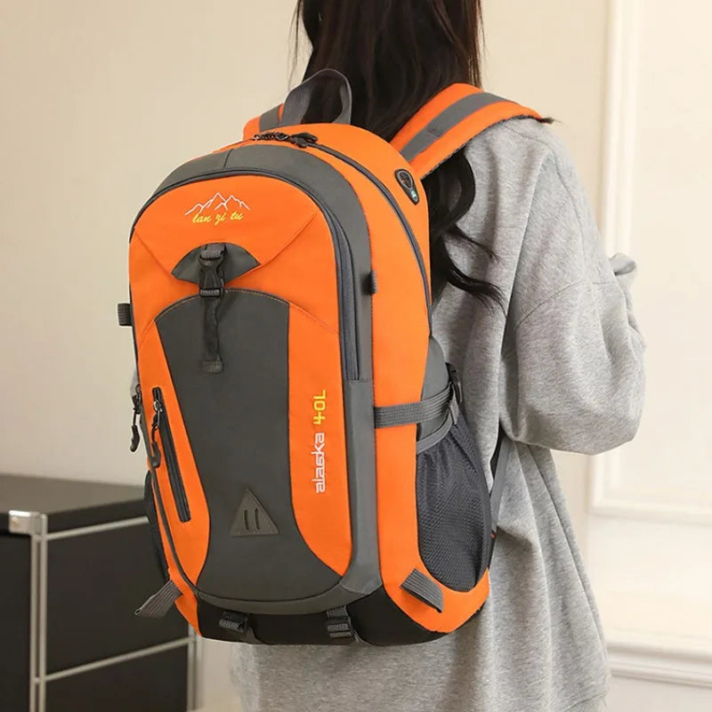 New 40L Outdoor Hiking Backpack – Men’s & Women’s Sports Shoulder Bag for Leisure & Travel, Large Capacity
