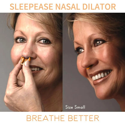 Silicone Nose Clip Anti-Snoring Aid - Nasal Dilator to Stop Snoring, Improve Breathing & Sleep for Rhinitis Relief
