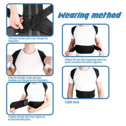 Men’s & Women’s Posture Corrector — Scoliosis & Kyphosis Fix Strap for Students & Adults | Anti-Kyphosis Support