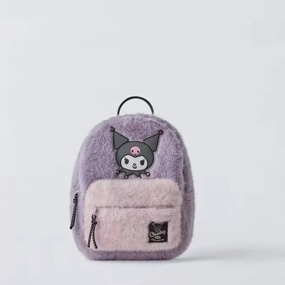 Hello Kitty & Kuromi Cartoon School Backpack | Versatile Cute Kindergarten Bag for Kids, Lovely School Gift
