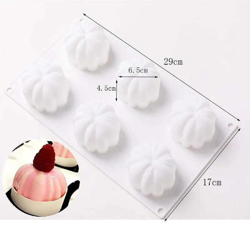 3D Fruit Shape Silicone Cake Mold — French Dessert Baking Tools for Brownies, Mousse & Pastry Decoration