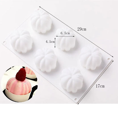 3D Fruit Shape Silicone Cake Mold — French Dessert Baking Tools for Brownies, Mousse & Pastry Decoration