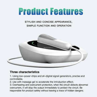 Ultrasound Physiotherapy Massage Device – 1MHz Ultrasonic Instrument for Muscle & Joint Pain Relief, Drug-Free Therapy