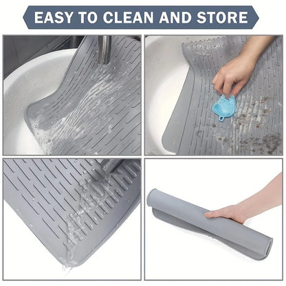 Silicone Stove Mat & Sink Protector | Electric Stove Top Cover, Insulation, Drying Pad & Personal Tablecloth for Kitchen