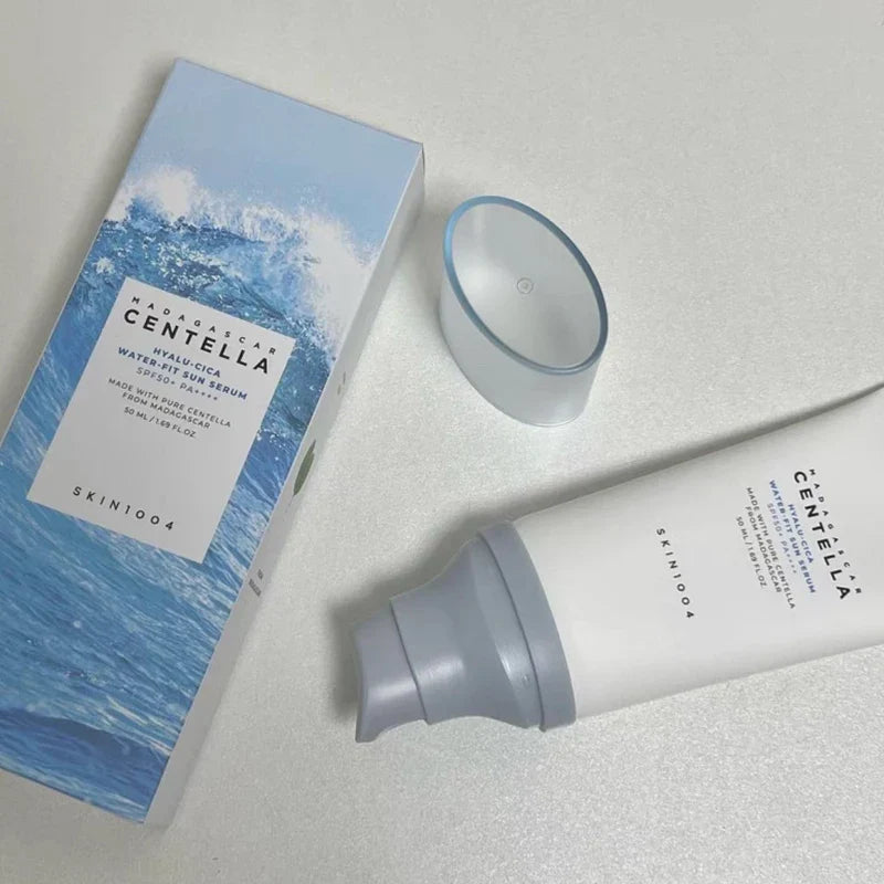 Original Korean Sunscreen – Hyaluronic Waterproof Sunblock with Madagascar Plant Essence for Sensitive Skin, Long-Lasting Protection