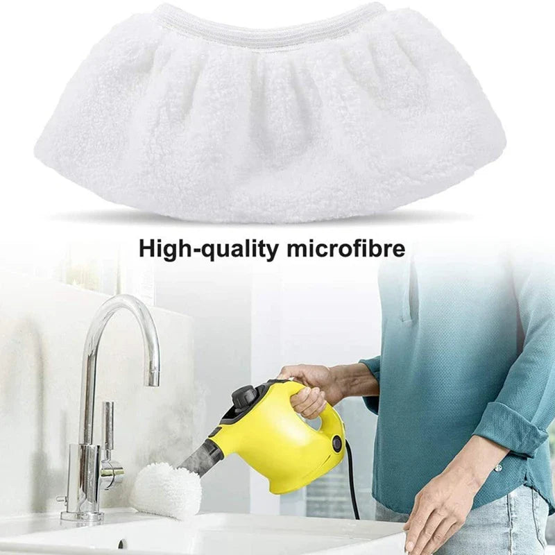 8 Pack Terry Cloth Covers for Hand Tools & Nozzles - Compatible with Karcher Steam Cleaner SC 2, SC 3, SC 4, SC 5