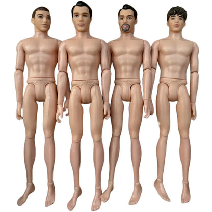 1/6 Boys Doll – 30cm Movable Joint Male Figure, Solid DIY Toy for Kids Birthday Gifts