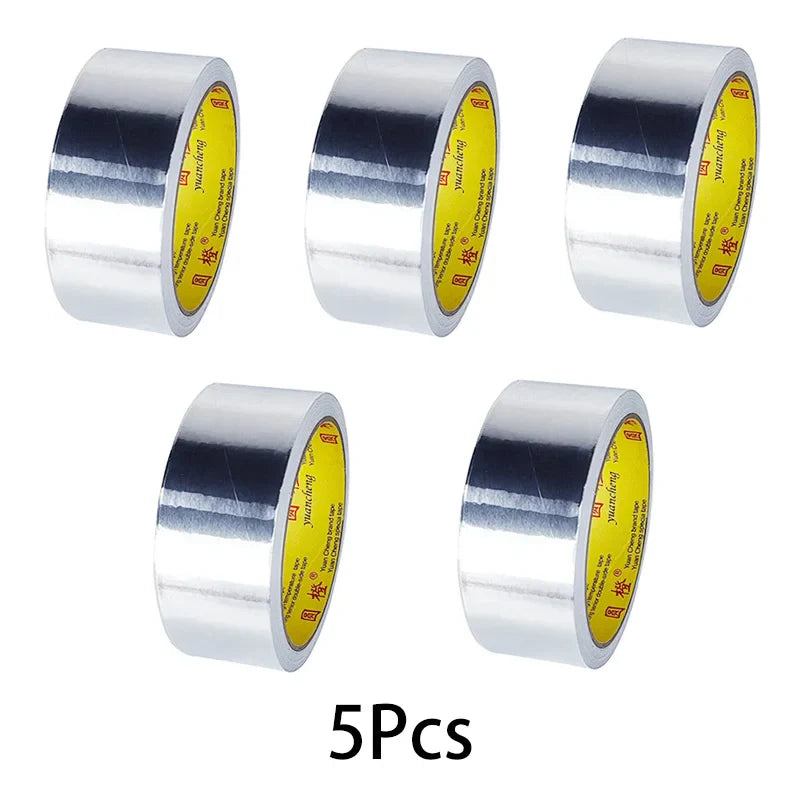 High-Temperature Aluminum Foil Tape – Leak-Proof Adhesive Sealing & Heat Insulation for Kitchen & Pipe Repairs