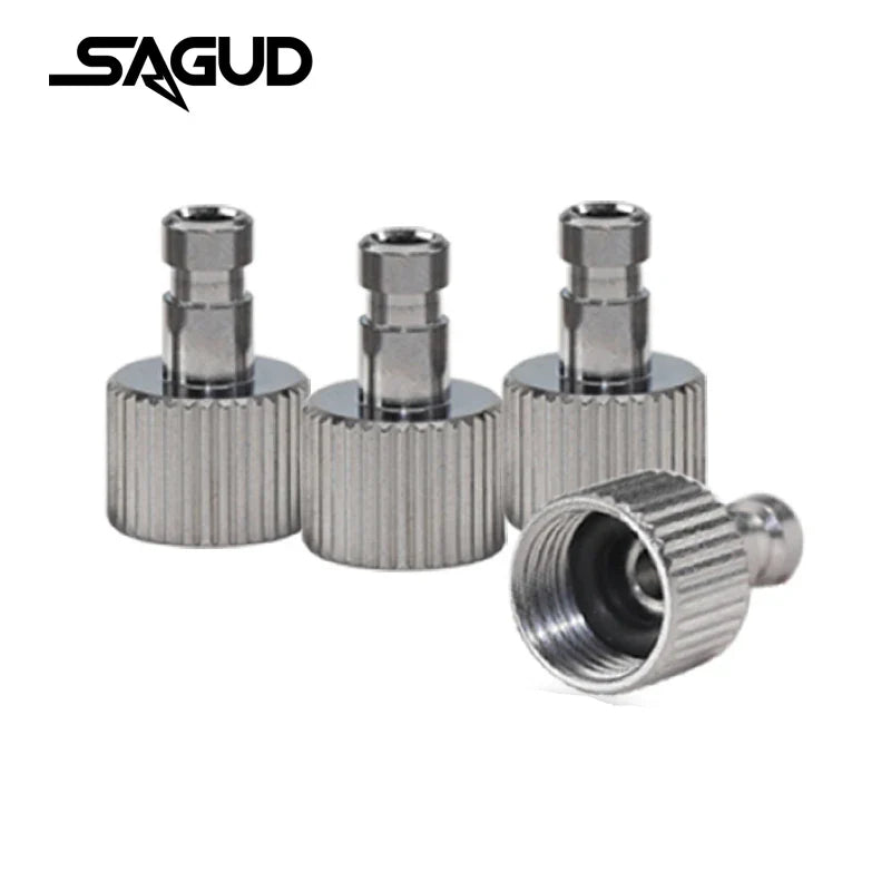 SAGUD Airbrush Quick Disconnect Kit – 1/8" Quick Release Fitting Adapter with 4 Extra Connectors for Hose & Airbrush Parts