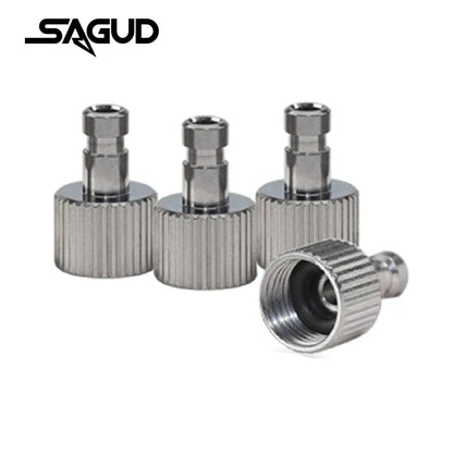 SAGUD Airbrush Quick Disconnect Kit – 1/8" Quick Release Fitting Adapter with 4 Extra Connectors for Hose & Airbrush Parts