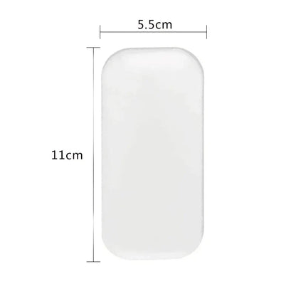 Eyelash Extension Forehead Sticker Pad – Silicone Pink Transparent Lash Tray & Pallet Holder for Makeup