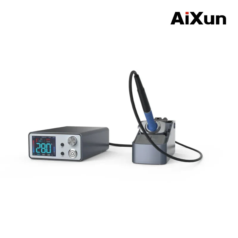 AIXUN T3A T3B Intelligent Soldering Station - T115/T210/T245/T12 Rework Station for PCB & BGA Soldering Tools