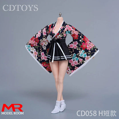 CDToys CD058 1/6 Scale Female Witch Kimono Costume – Doll Clothes for 12" Soldier Action Figures