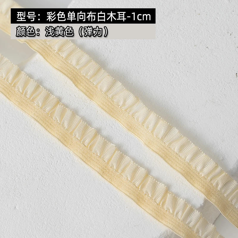 5m Elastic Lace Trim Ribbon for Dress Decoration, DIY Sewing & Crafts