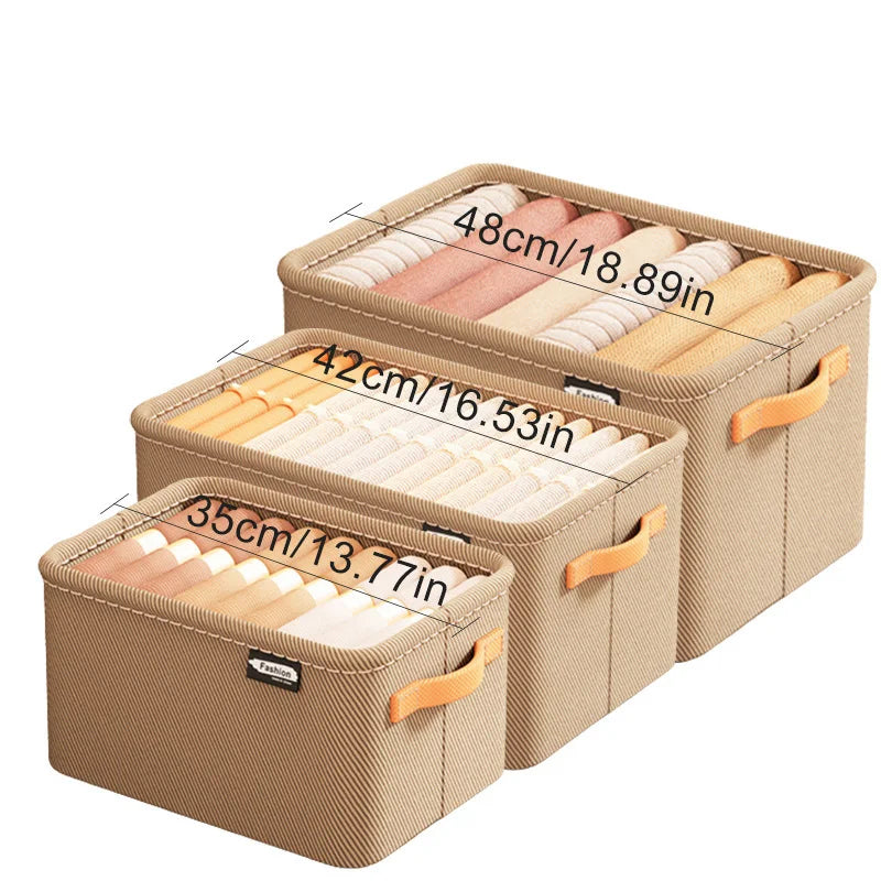 1/2/3PCS Collapsible Clothing Organizer – Closet Drawer Storage for Clothes, Pants & Toys