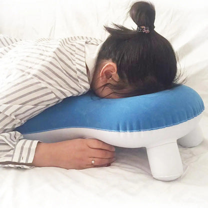 Inflatable Face Down Pillow for Eye Surgery Recovery - Portable Prone Pillow for Vitrectomy and Retina Sleeping Support
