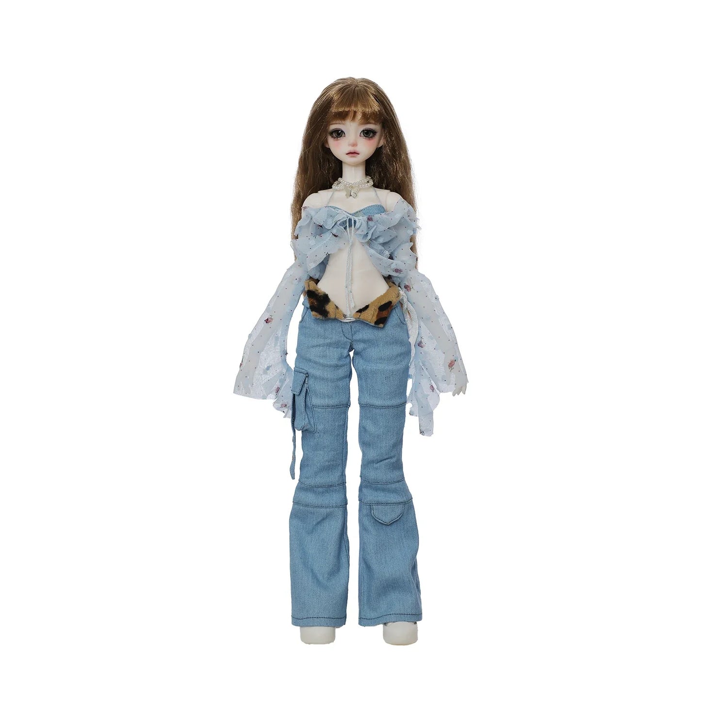 Shugafairy Kikyou D 1/4 BJD Doll – Fullset Street Girl with Big Chest, Summer Carnival Y2K Style Ball-Jointed Fashion Doll Toy