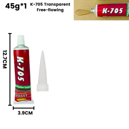 K-703/704/705/706 RTV Silicone Adhesive - 45g Industrial Rubber Sealant for Electronics & Components