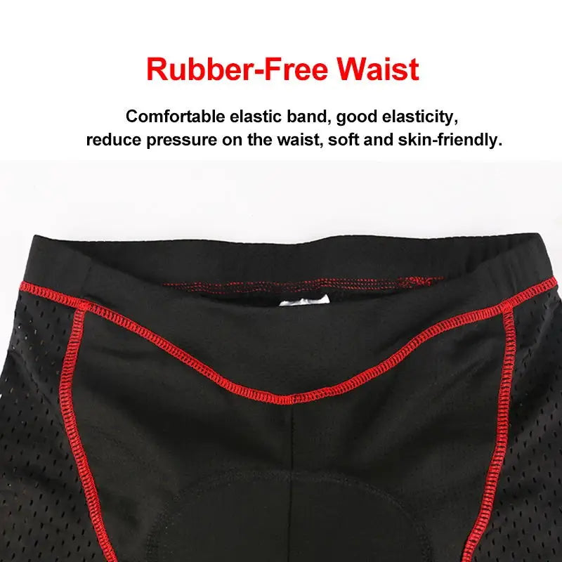X-TIGER Men’s Cycling Underwear Shorts – 5D Gel Pad, Breathable Non-Slip Bike Shorts for MTB & Road Cycling