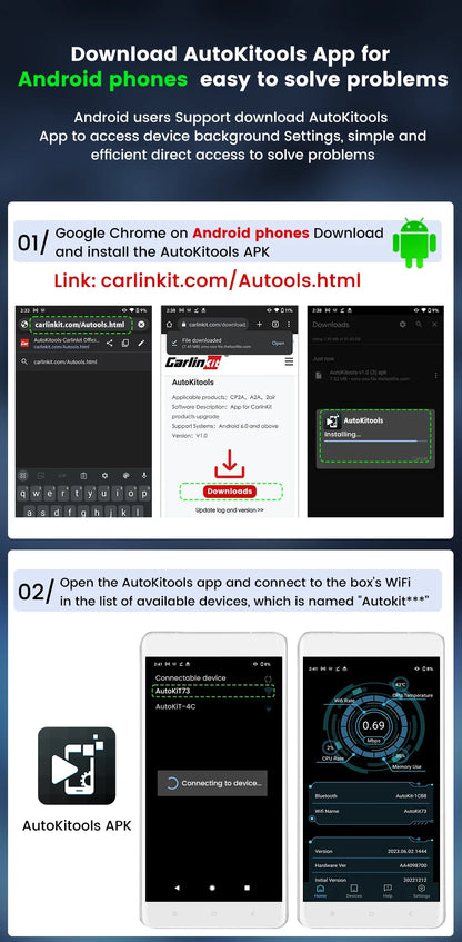 CarlinKit 5.0 & 4.0 Wireless CarPlay & Android Auto Adapter — Waze, Music, Spotify for Audi, Golf, Peugeot, Mazda, KIA, Mercedes, MG