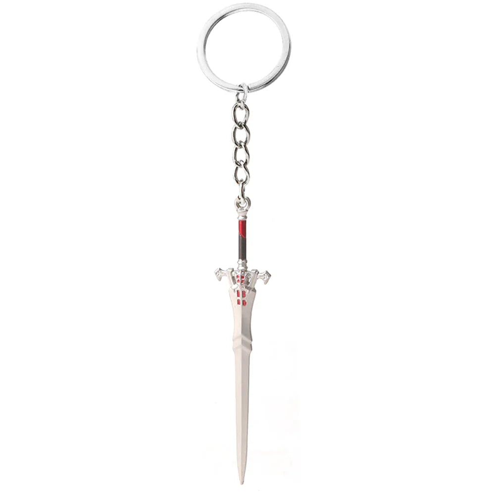 Final Fantasy Sword Pendant Keychain – Mini Remastered Game Key Ring for Car, Backpack & Cosplay Jewelry Accessories Gift