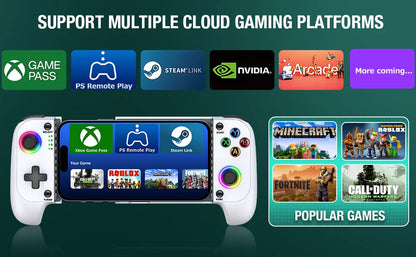 BEBONCOOL MC100 Telescopic Gamepad | Wireless Bluetooth Phone Controller for iOS & Android PUBG COD