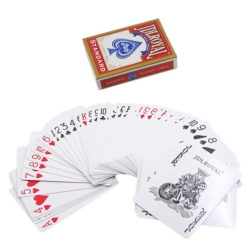 Jdlroyal Poker Playing Cards – Standard Sealed Red & Blue Decks for Magic Tricks