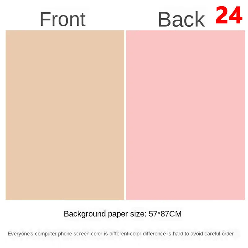 Photography Backdrops 57x87cm – Double-Sided Solid Color Photo Background for Studio, Newborn & Product Photography