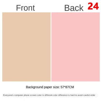 Photography Backdrops 57x87cm – Double-Sided Solid Color Photo Background for Studio, Newborn & Product Photography