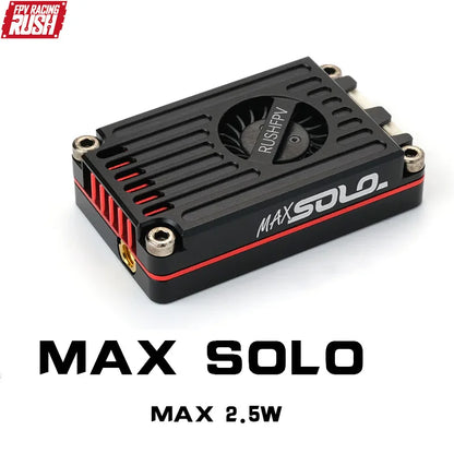 RUSH TANK MAX SOLO 5.8GHz 2.5W 48CH VTX Video Transmitter – CNC Shell for RC FPV Drone Aircraft