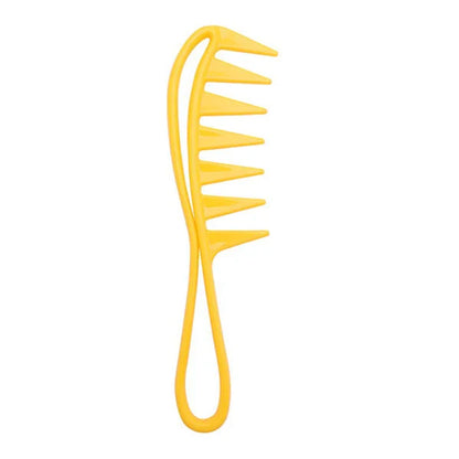 Wide Tooth Shark Plastic Comb for Men - Barber Styling & Hairdressing Tool, Ideal for Clipping, Curling, and Scalp Massage