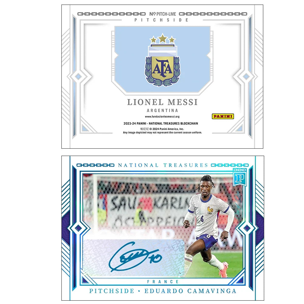 Panini DIY Star Football Card – Messi & Ronaldo Collectible, Homemade Gift for Christmas & Birthday