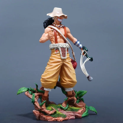 25cm One Piece Anime Figure — Usopp PVC Action Statue, Desktop Ornament Collectible Model Toy, Gift for Fans