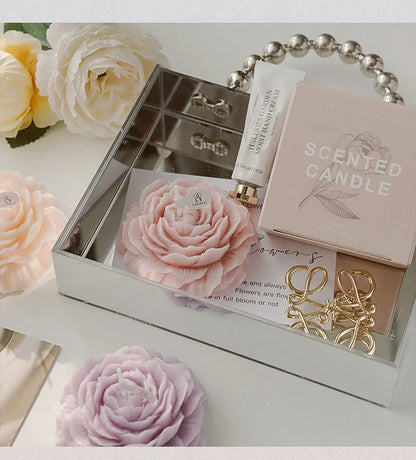Peony Flower Scented Candle - Perfect Gift Decoration for Mother's Day & Birthdays