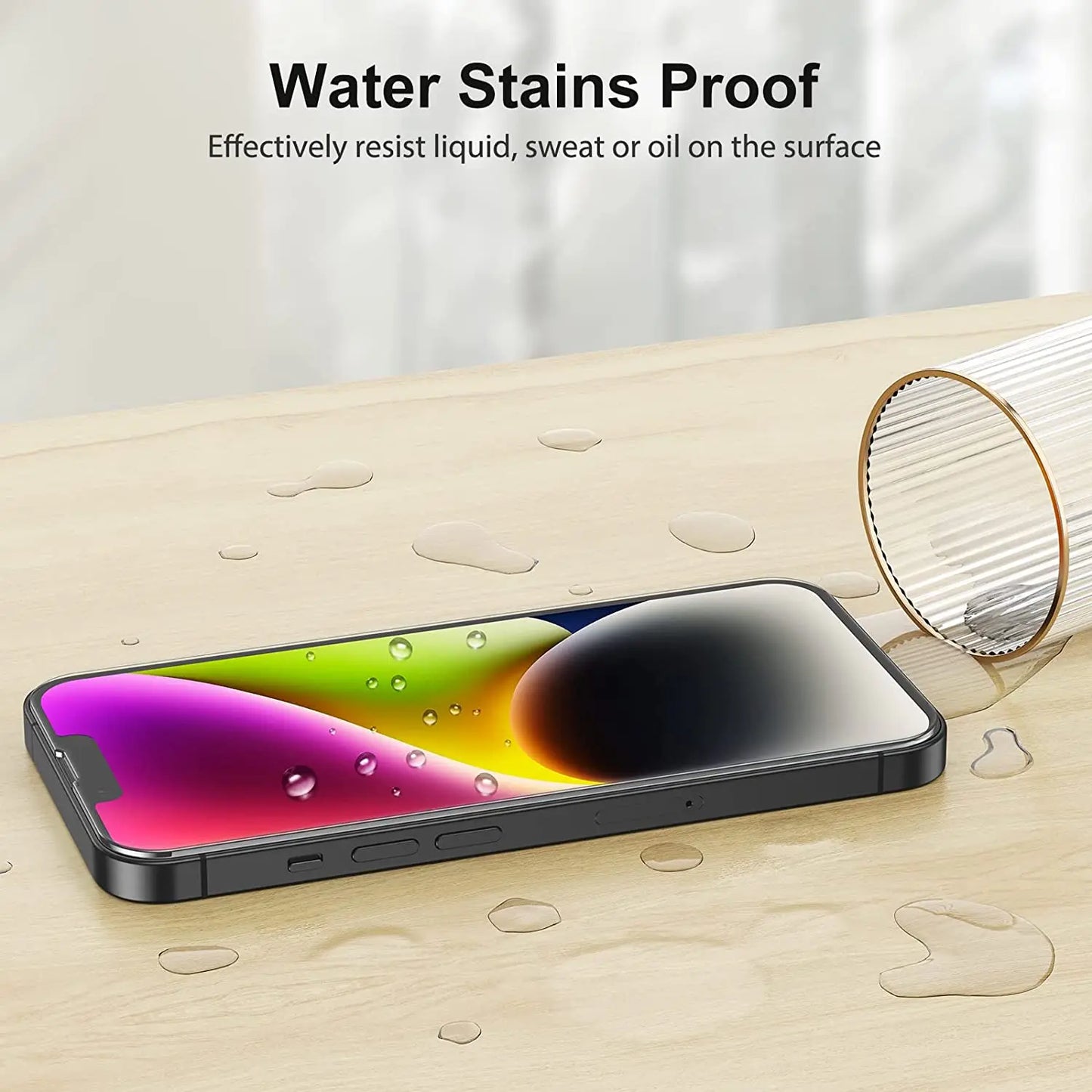 iPhone 16e Tempered Glass Screen Protector — HD Anti-Scratch Full-Coverage, Case-Friendly