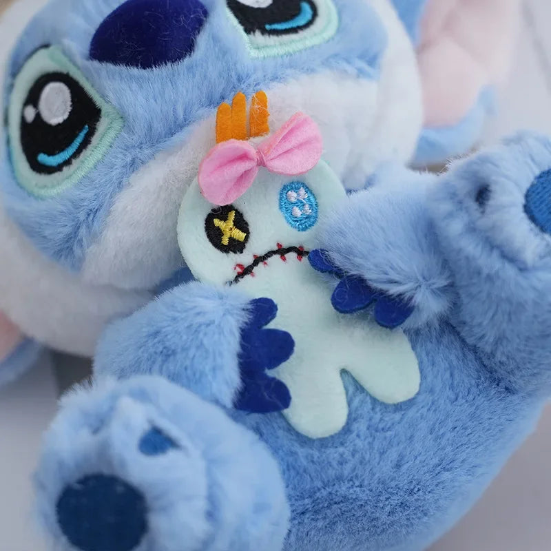 Disney Stitch Plush Keychain – Soft Stuffed Doll Backpack Pendant for Kids' Birthday & Home Decoration