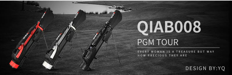 PGM Golf Bag QIAB008 – Lightweight 9-Club Capacity Support Bag for Men & Women, Available in 6 Colors
