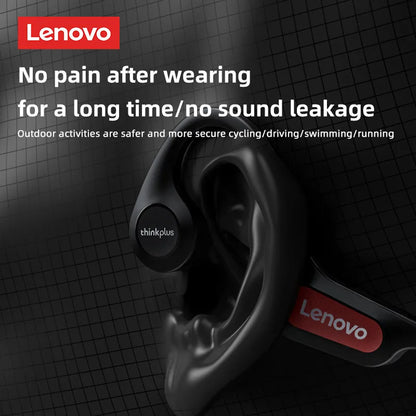 Lenovo X4 Bluetooth 5.1 Wireless Bone Conduction Earphones – HiFi-Grade Sound, Low Latency Sport Headset