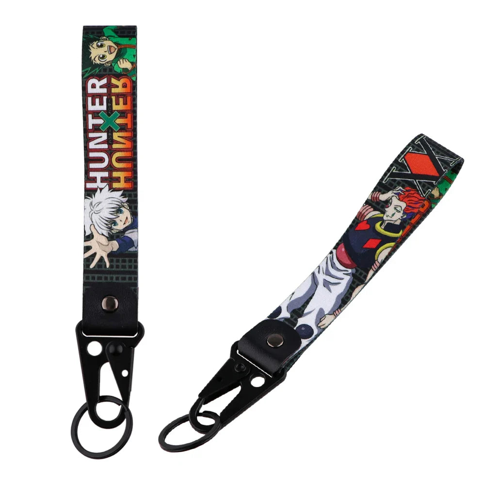Anime Eagle Beak Keychain – Cool Short Lanyard for Phone, Badge Holder & USB Pendant